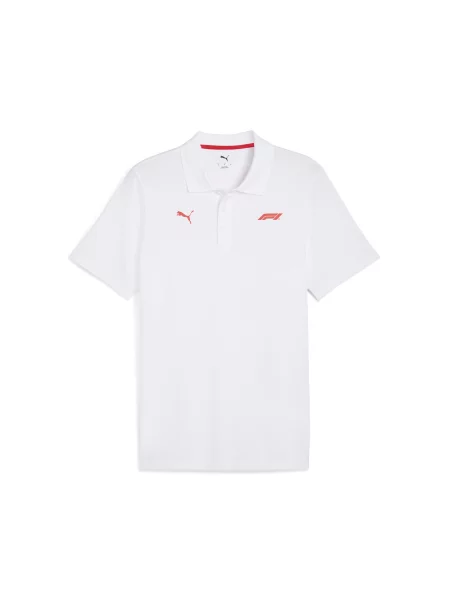 PUMA koszulka polo Essentials Odzież biały