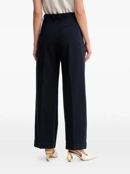 Pantaloni Forte_forte plisate albastru