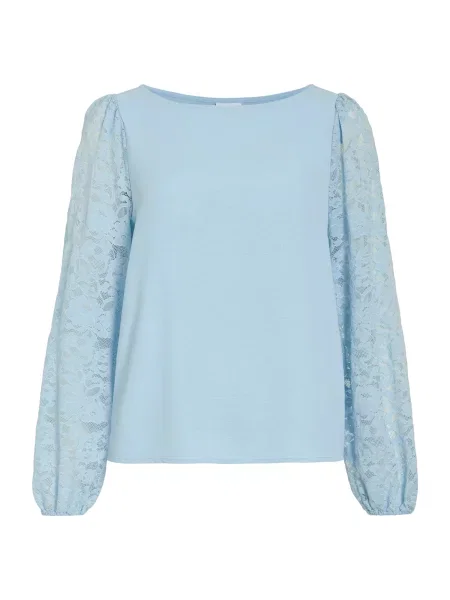 VILA Bluză VIJosa deschis albastru