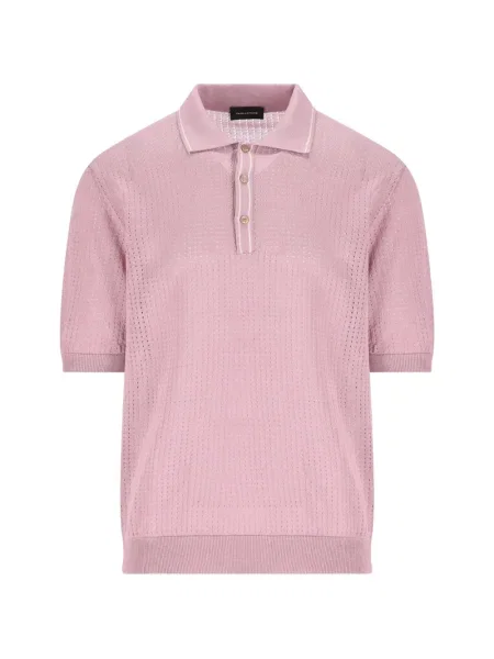 Polo Tagliatore ajurat roz