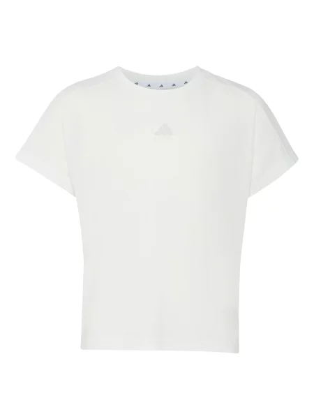 ADIDAS SPORTSWEAR Tehnička sportska majica ADIDAS GIRLS svijetlosiva bijela