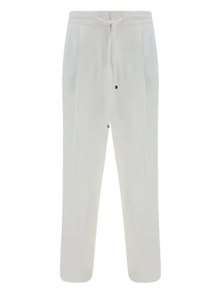 Pantaloni Brunello Cucinelli alb