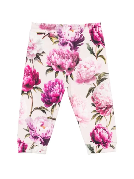 Gyerek nadrág Dolce & Gabbana rózsaszín