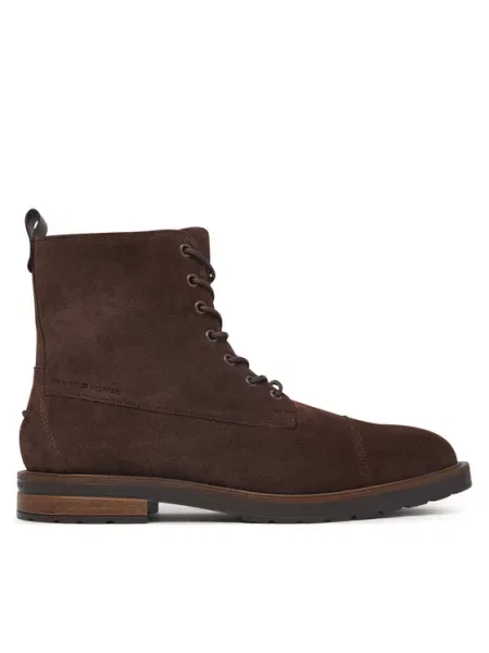 Tommy Hilfiger Ghete Cleated Hilfiger Sde Moc Boot maro