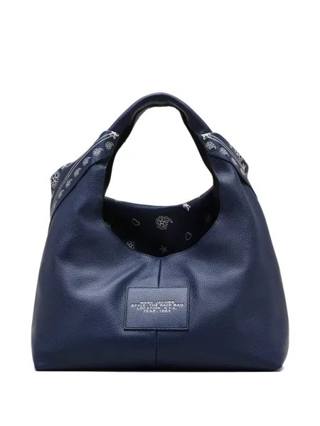 Geanta de piele Marc Jacobs din piele albastru