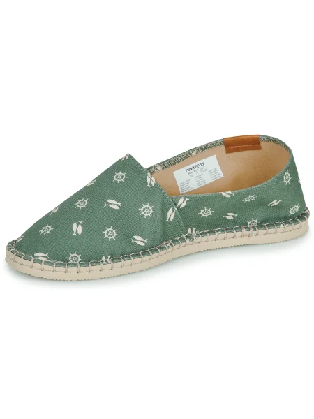 Pantofi Havaianas cu imagine verde