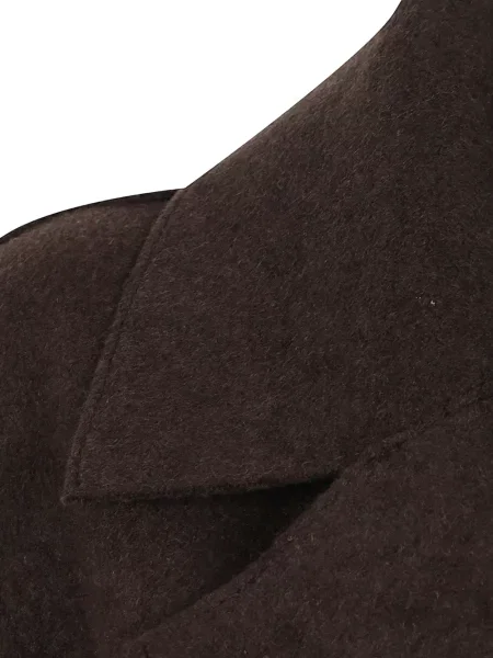 Kabát Lunaria Cashmere hnedá
