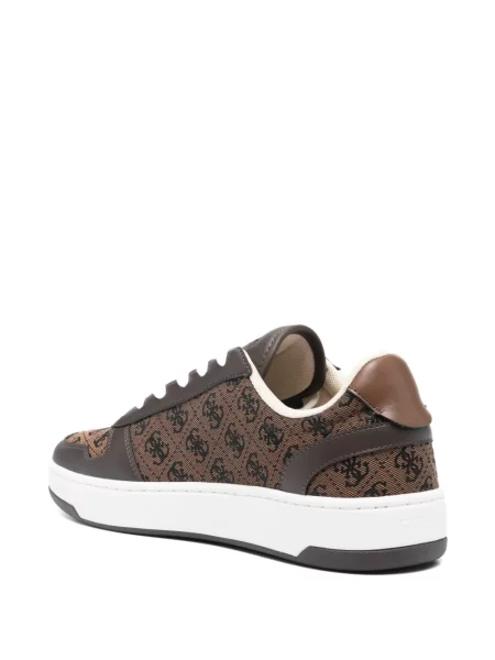 Sneakerși Guess maro