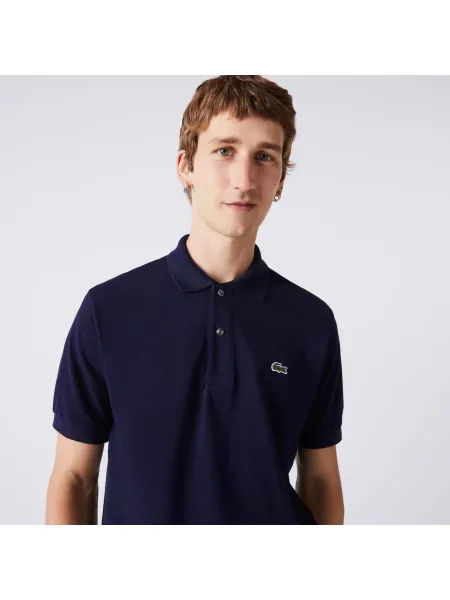 Lacoste поло синє