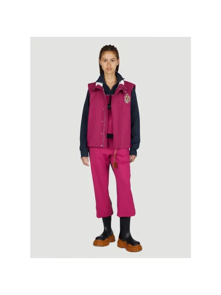 Spodnie dresowe Moncler różowe
