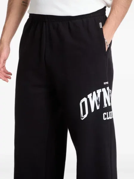 Pantaloni Represent alergare negru