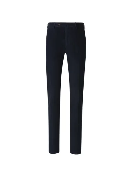 Pantaloni Pt Torino de catifea cord albastru