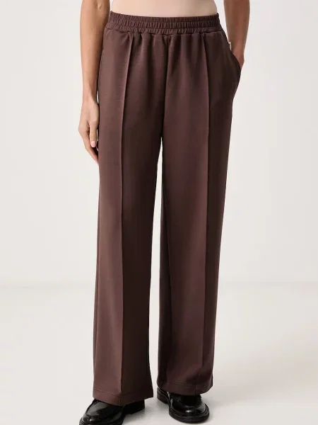 Marc O'Polo pantaloni de trening pentru femei cu modal maro