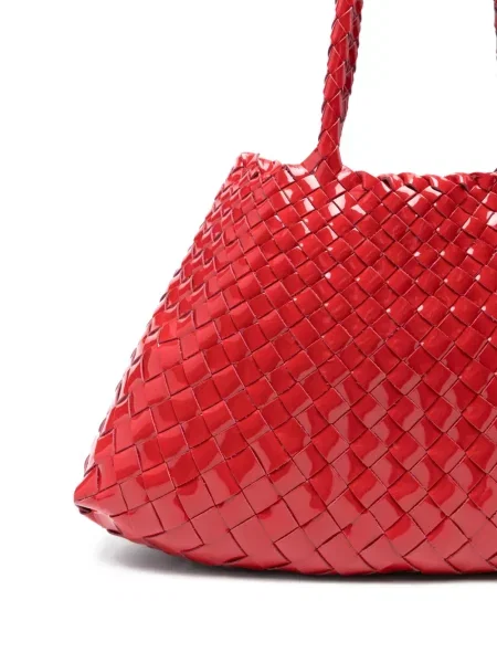 Geantă shopper Dragon Diffusion din piele roșu