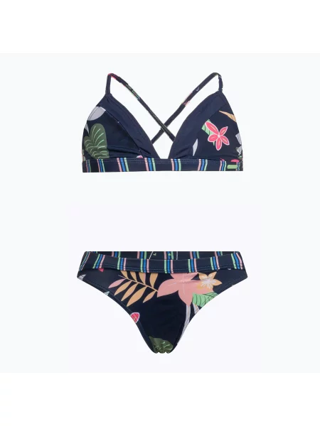Детски бански костюм от две части ROXY Vacay For Life Athletic Set mood indigo alma swim синьо