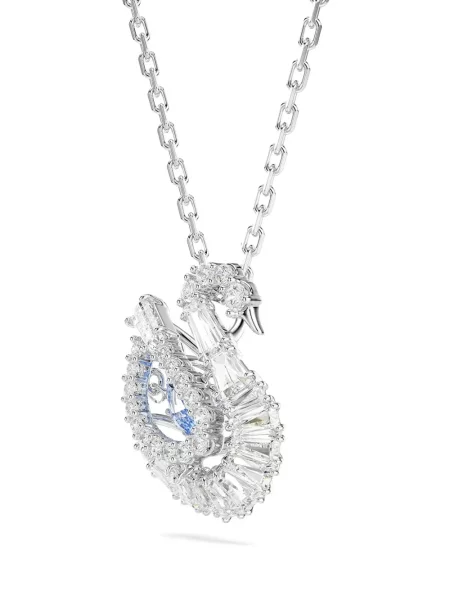 Colier Swarovski de cristal argintiu
