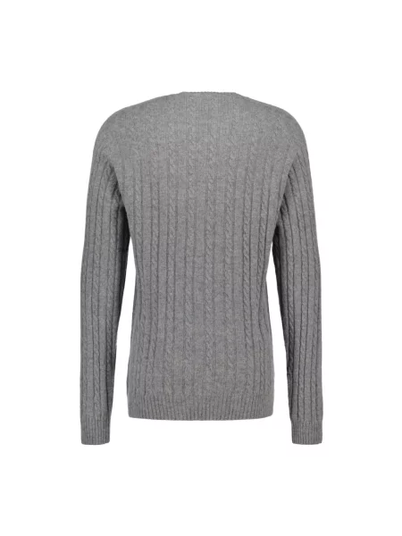 Sweter Profuomo wełniany szary