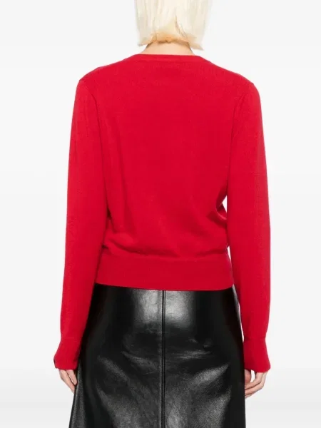 Cardigan Bally din cașmir roșu