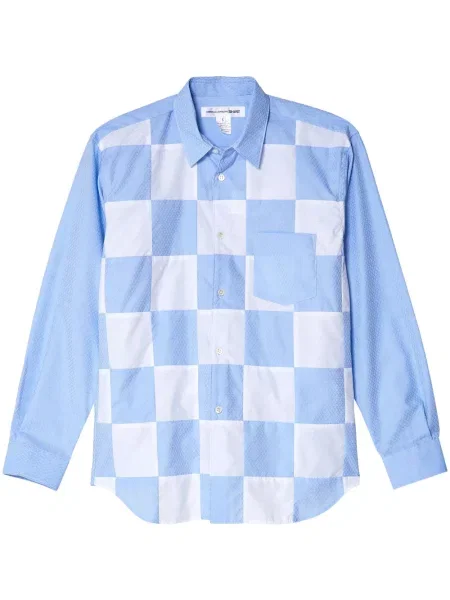 Košulja Comme Des Garçons Shirt karirana plava