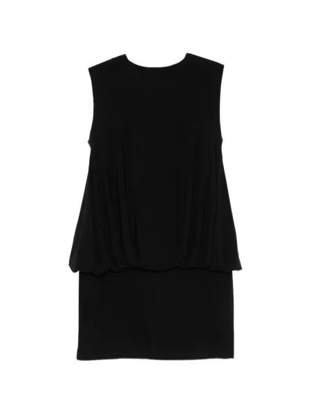 Rochie mini Norma Kamali fără mâneci negru
