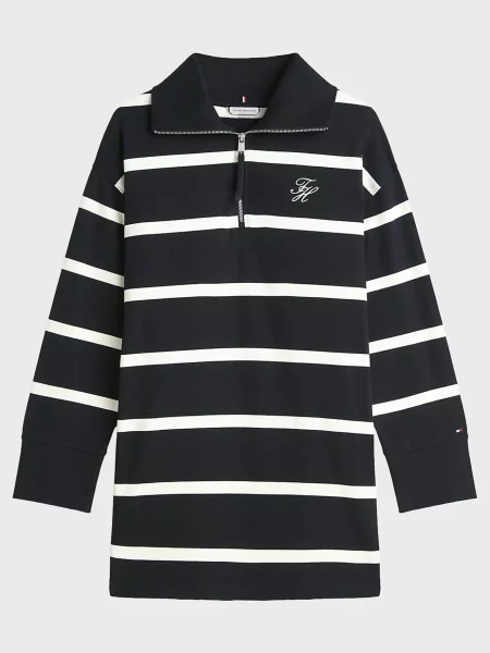 Платье Tommy Hilfiger в полоску черное