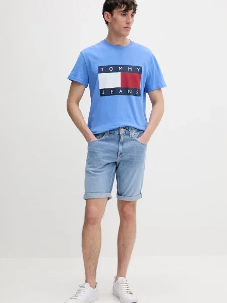 Tommy Jeans tričko modré