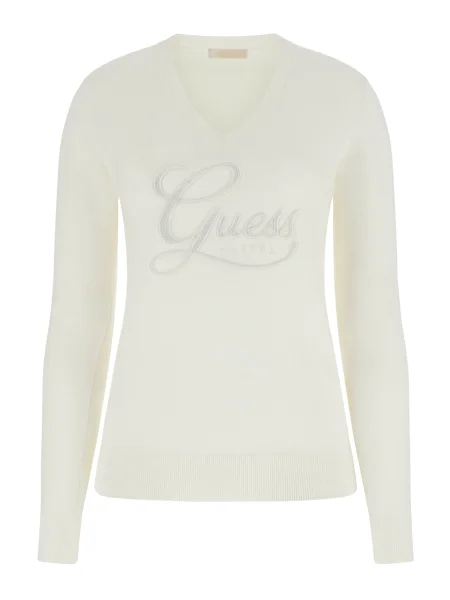 GUESS Pulover STEPHANIE' alb