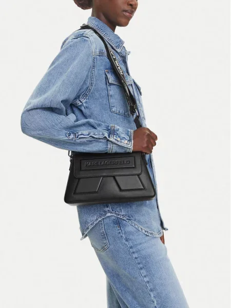 Torebka crossbody Karl Lagerfeld czarna