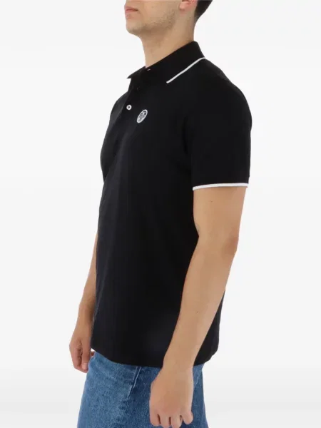 Gulerat tricou polo North Sails cu autograf negru