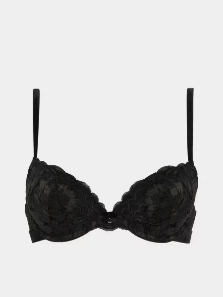 Бюстгальтер Emporio Armani поліестер/поліамід чорний