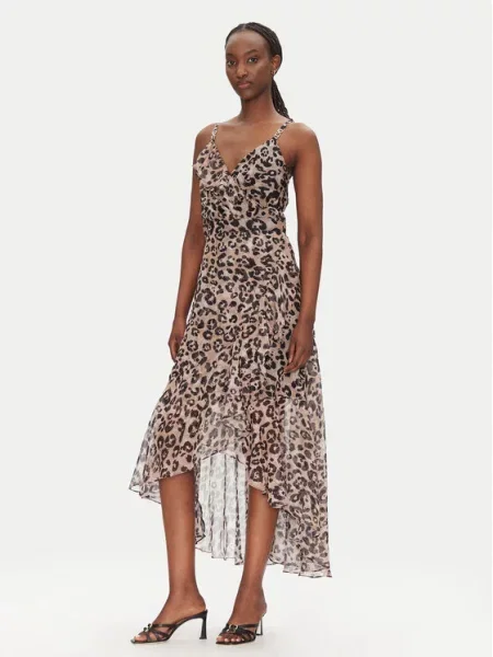 Poletna obleka Morgan bež