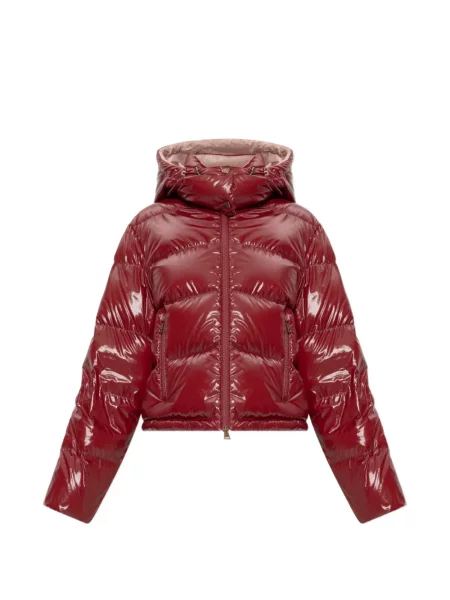 Matlasat geacă cu puf Moncler roșu