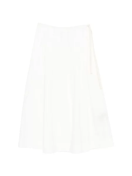 Spódnica midi Soeur do kolan biała