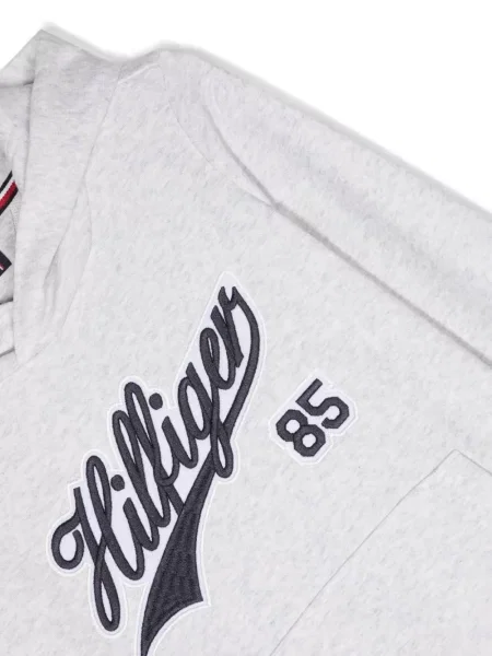 Bluza z kapturem dziecięca Tommy Hilfiger szara