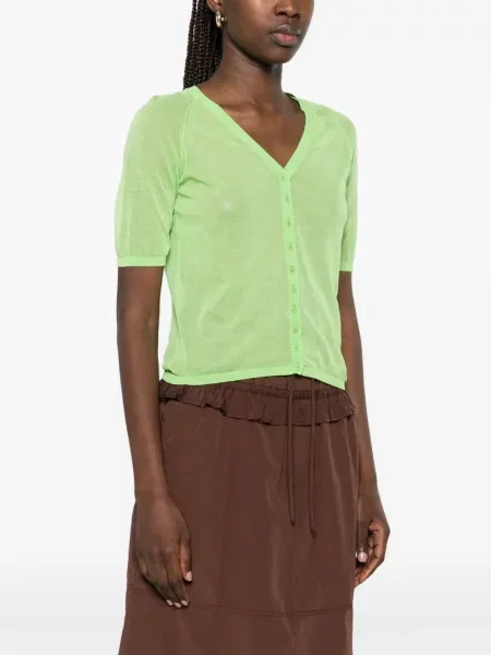 Top Paloma Wool de lână verde