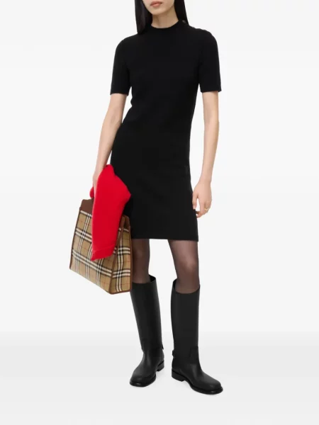 Rochie Burberry din cașmir negru