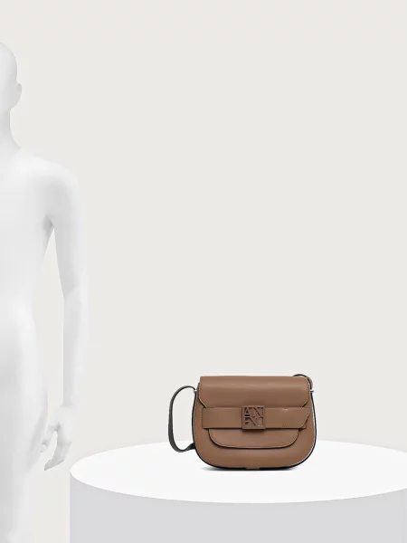 Кожаная сумка через плечо Armani Exchange