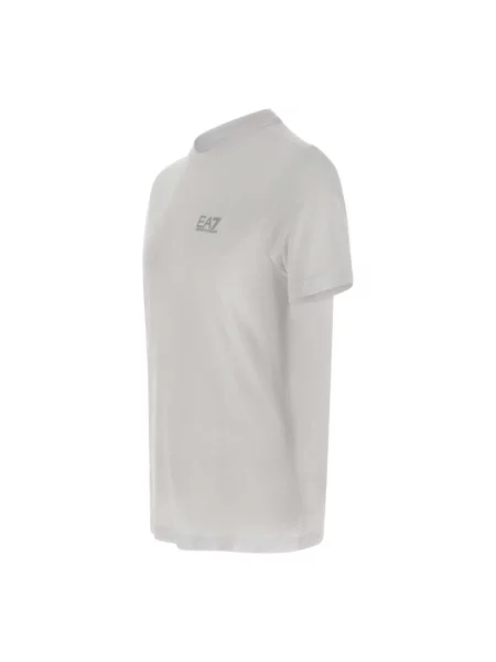 T-shirt z nadrukiem z logo Ea7 Emporio Armani biała