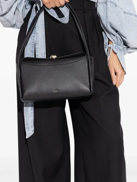 Geanta de piele Furla din piele negru