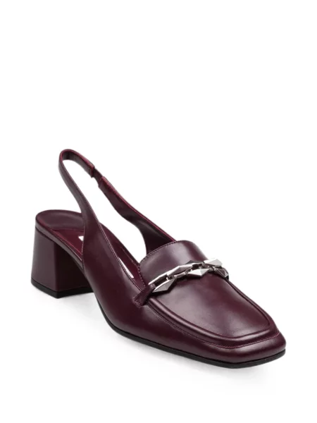 Pantofi cu toc Jimmy Choo slingback roșu