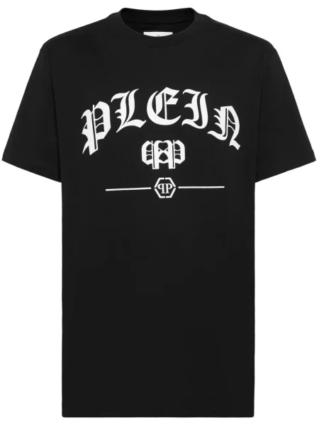 Tricou Philipp Plein cu imagine negru