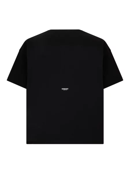 Represent T-shirt z bawełną czarna