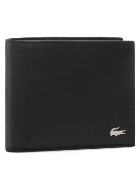 Velika denarnica Lacoste Small Billfold Black črna