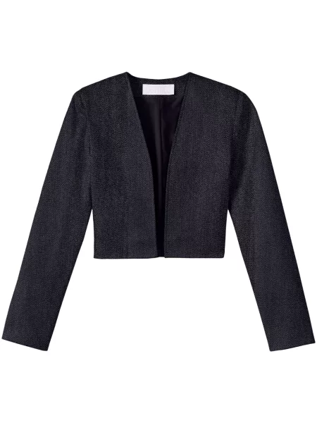 Kurtka jeansowa D'estree o krotszym kroju niebieska