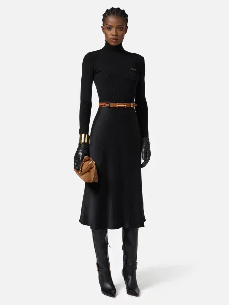 Платье Elisabetta Franchi черное