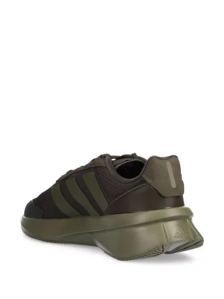 Sneakersy Adidas Terrex w paski z nadrukiem skórzane czarne