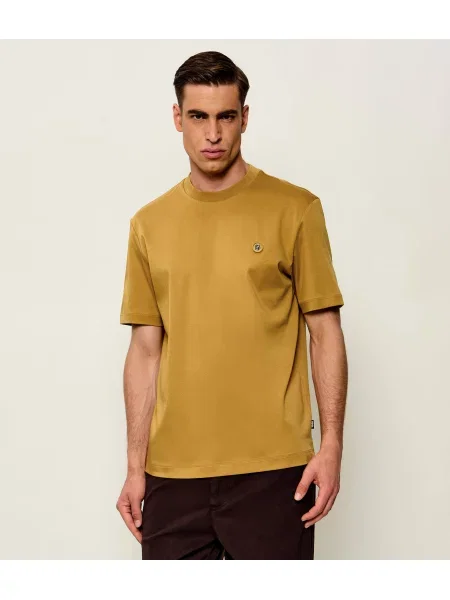 BOSS BLACK Tricou C-Taut 01 | mercerizat negru