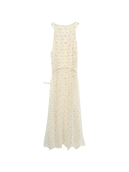 Rochie maxi Max Mara fără mâneci cu buline