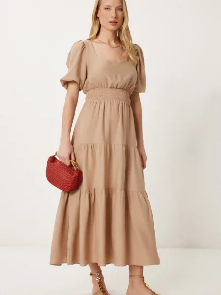 Happiness İstanbul Rochie bej