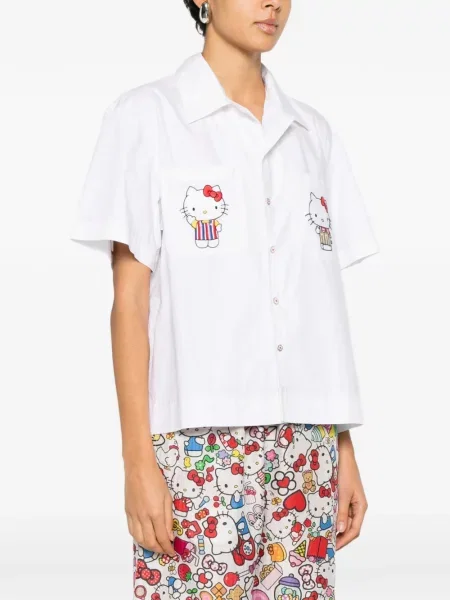 Haftowana koszula Pero biała